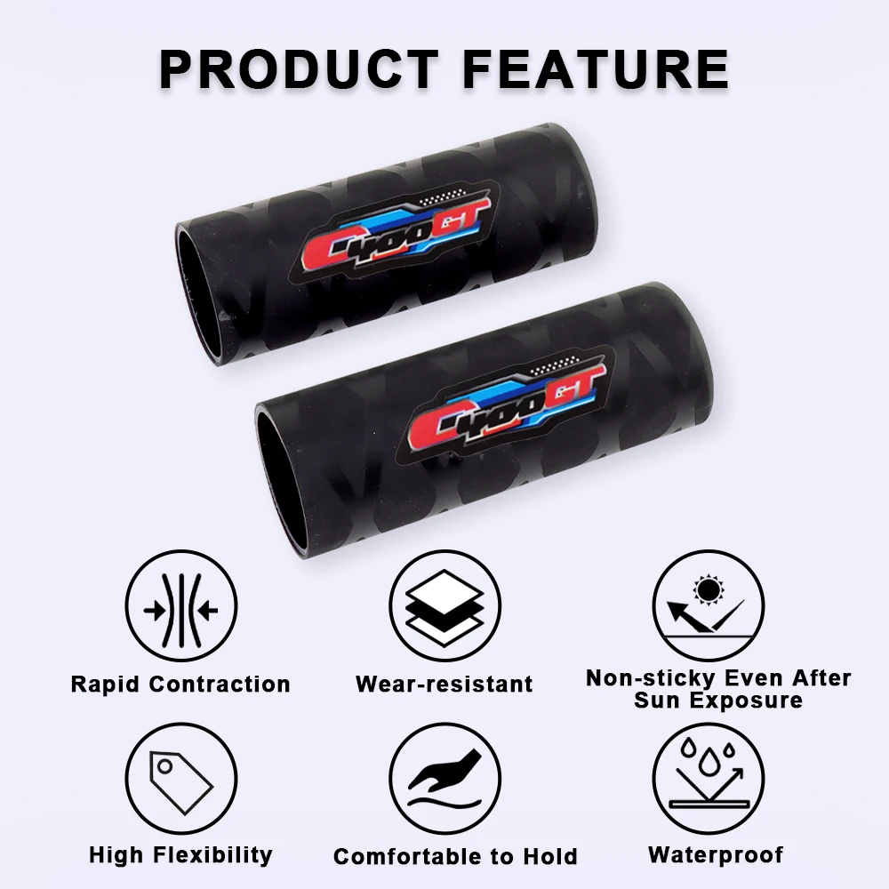 For BMW C400GT C400 GT C 400 GT 2019-2025 Motorcycle Heat Shrinkable Handlebar Grips Cover Rubber Handle Grip Glove Accessories