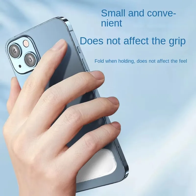 Draagbare mobiele telefoongreepstandaard met ijdelheidreflectie zelfklevende achtermontage 2-in-1 onderweg make-up kijkhulpmiddel voor dames en meisjes