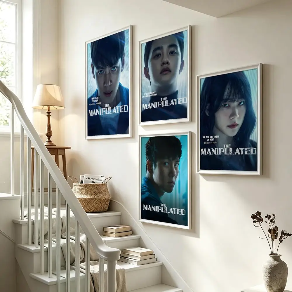 TV Manipulated Poster Poster HD Waterproof Self-adhesive Art Print Wall Decor for Bedroom Living Room Gift