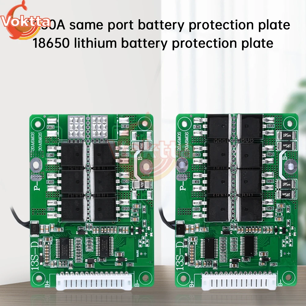 BMS 13S 48V 20A/30A tablica zabezpieczająca baterię 18650 bateria litowa wyrównująca z zabezpieczeniem równowagi i temperatury