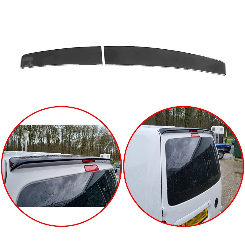 

For Volkswagen VW Caddy 2K 2KN MK3 MK4 Panel Maxi Barn Door 2005-2020 High Quality ABS Sportline Style Car Rear Roof Spoiler