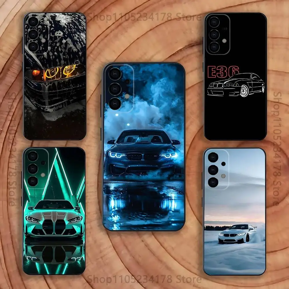 

Black White M4 M5 E36 Car Phone Case For Samsung S25,S24,S21,S22,S23,S30,Ultra,S20,Plus,Fe,Lite,5G Black Cover