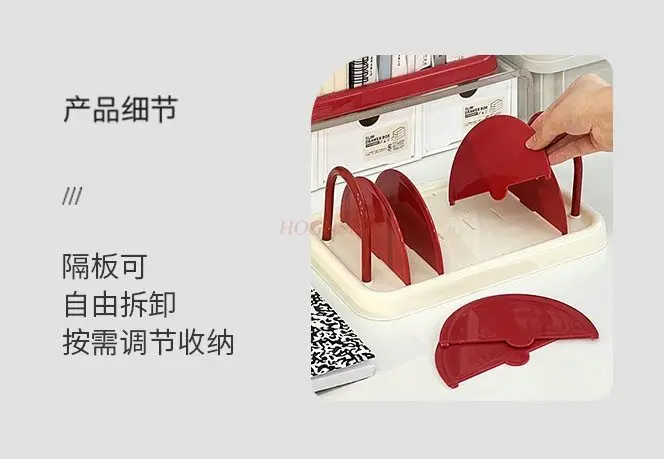 Picture 3: 1pcs Desktop book stand, office large capacity file storage rack, notebook textbook partition board, book holder