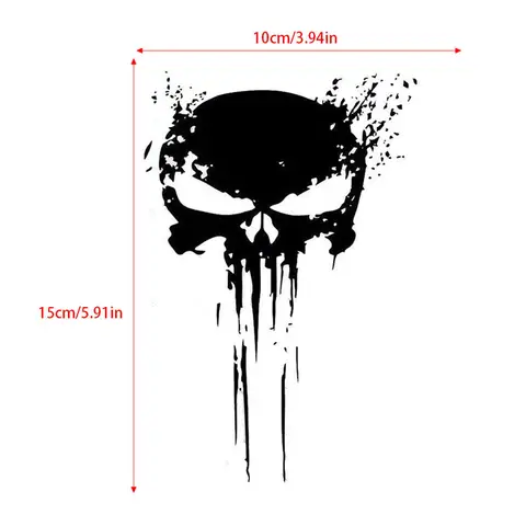 10 best sales punisher decal - №2