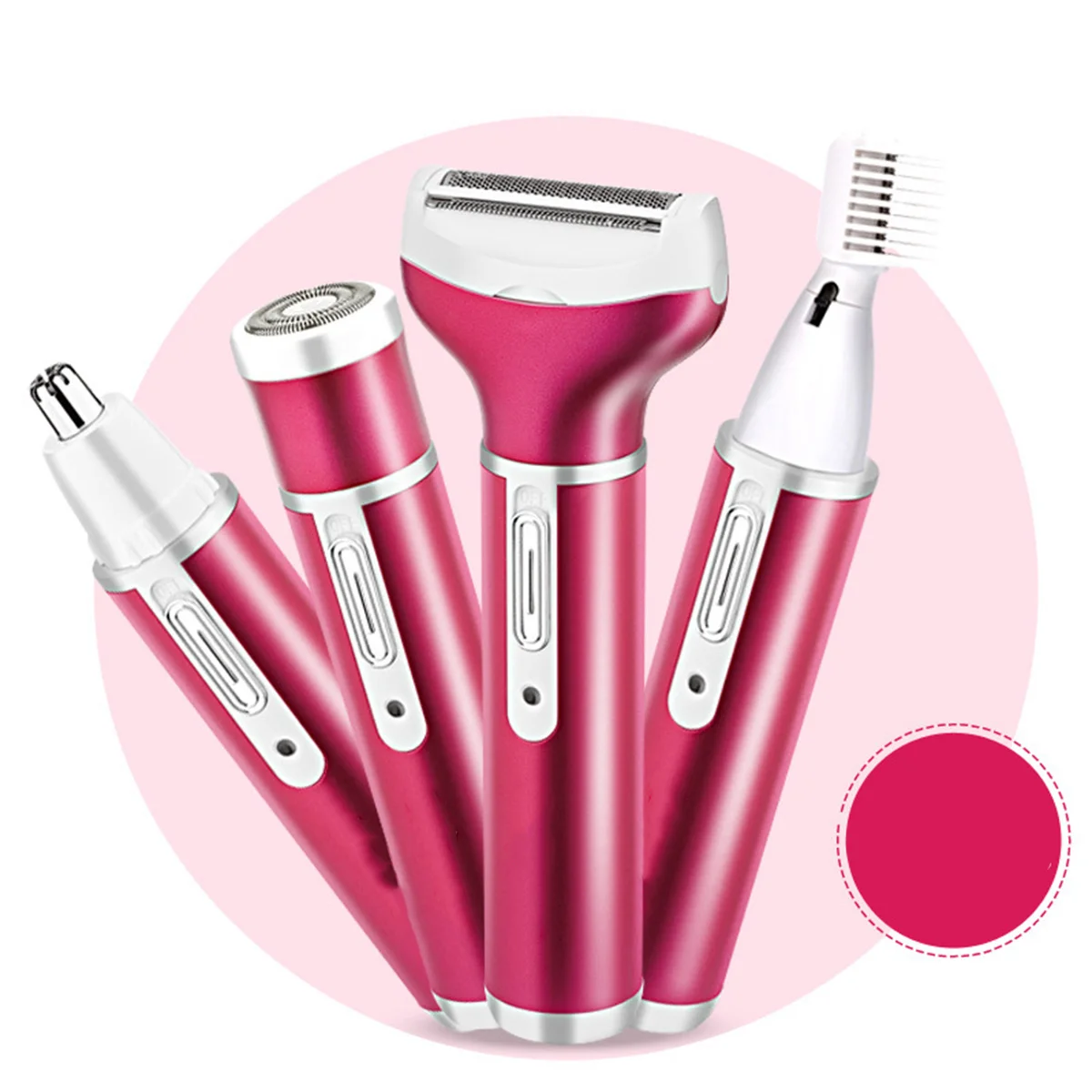 ماكينة قص الشعر الكهربائية من السيراميك، شاشة LED قابلة لإعادة الشحن، مجموعة أدوات تشذيب الشعر القابلة للتعديل، محطة شحن لاسلكية #6