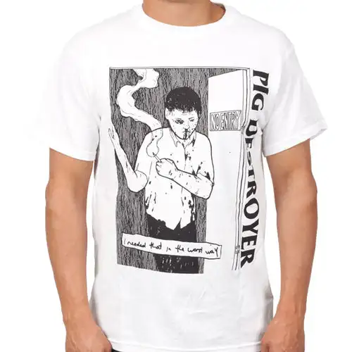 Top Summer Pig Destroyer Band Graphic Cotton T-shirt Unisex Summer Short Sleeve Fashion Brand Tee Luxury Casual Vintage Tees