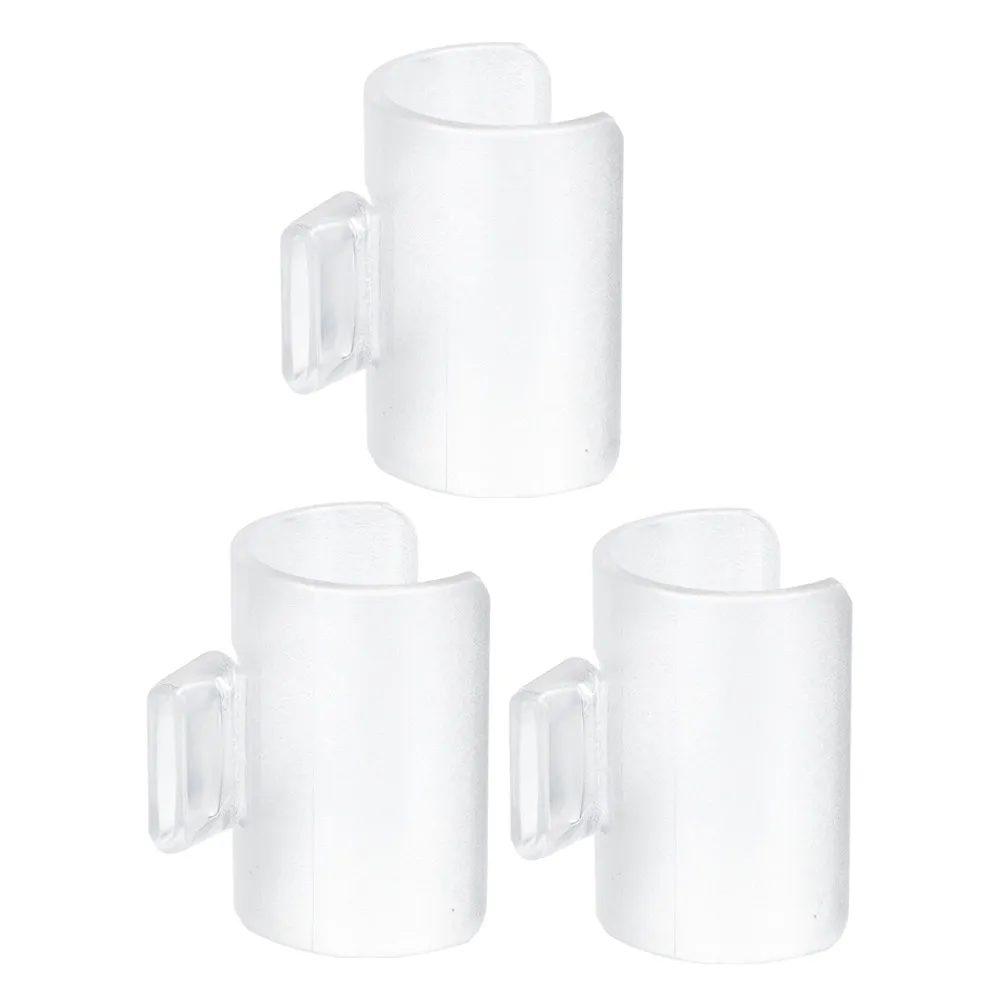3Pcs Flute Wind Director Clear PVC Clip on Nozzle Air Blowing Training Assist Device for Chinese Bamboo Flute Beginners
