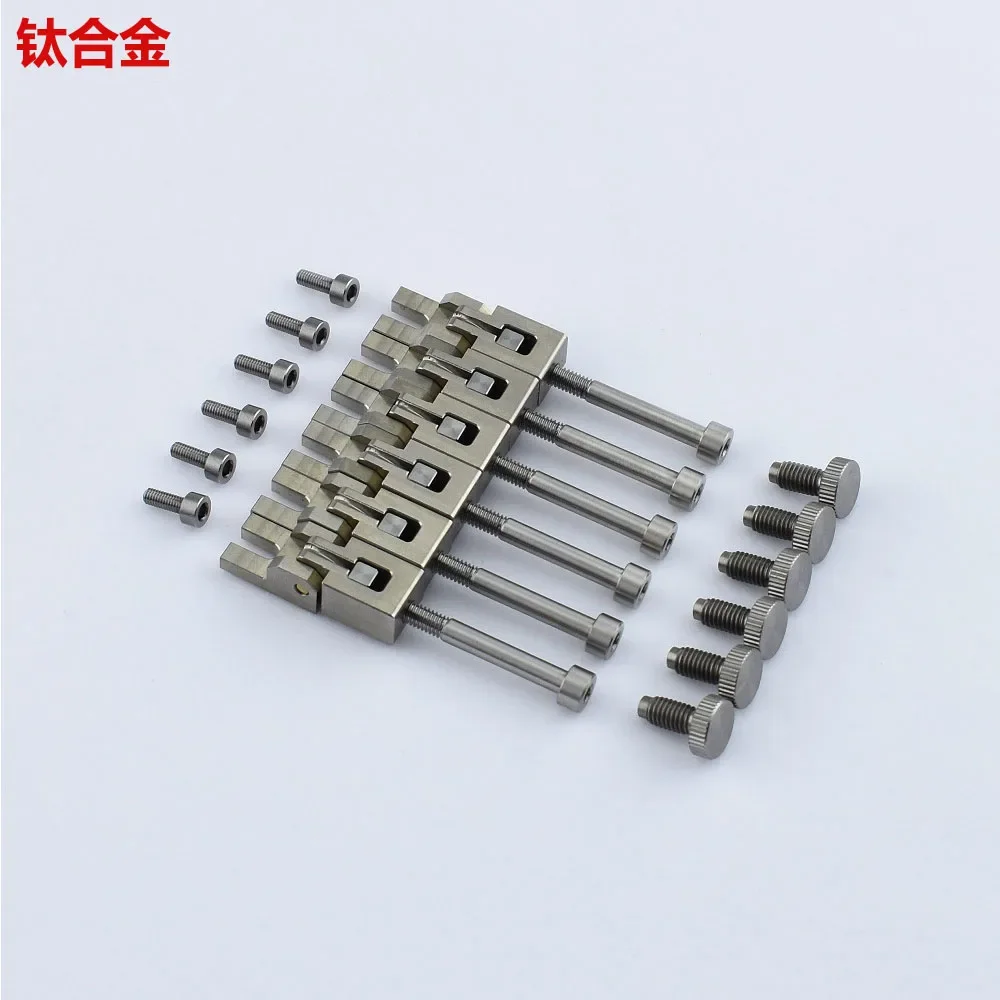 6-string/7-string Titanium Alloy Double Rocking Bridge Code, Double Rocking Tremolo System Code