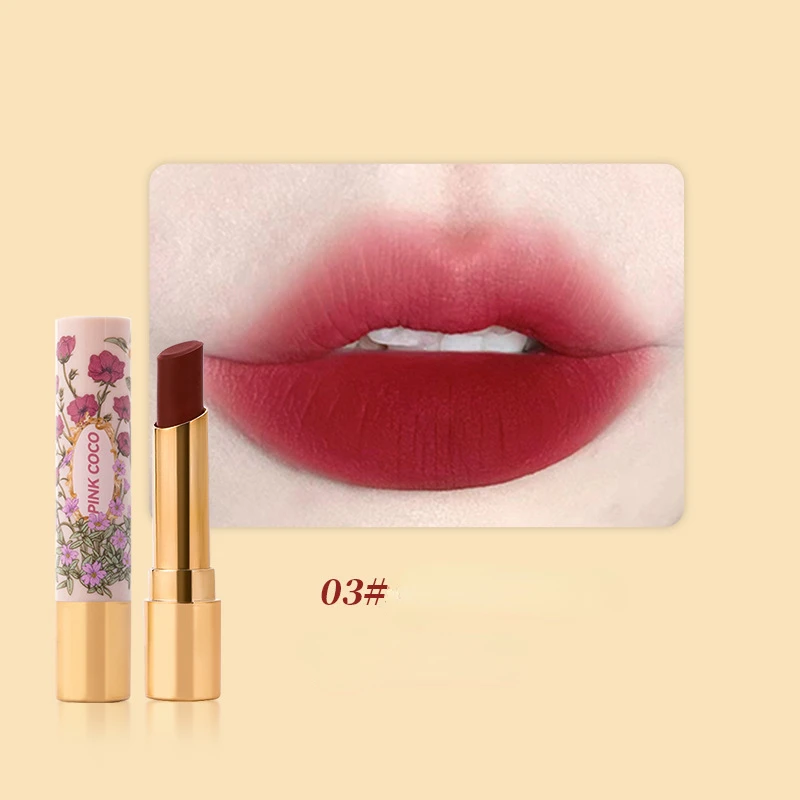 Gorgeous Velvet Lipstick Matte Low Saturation Whiter Skin Good Looks Student Makeup Cosmetic