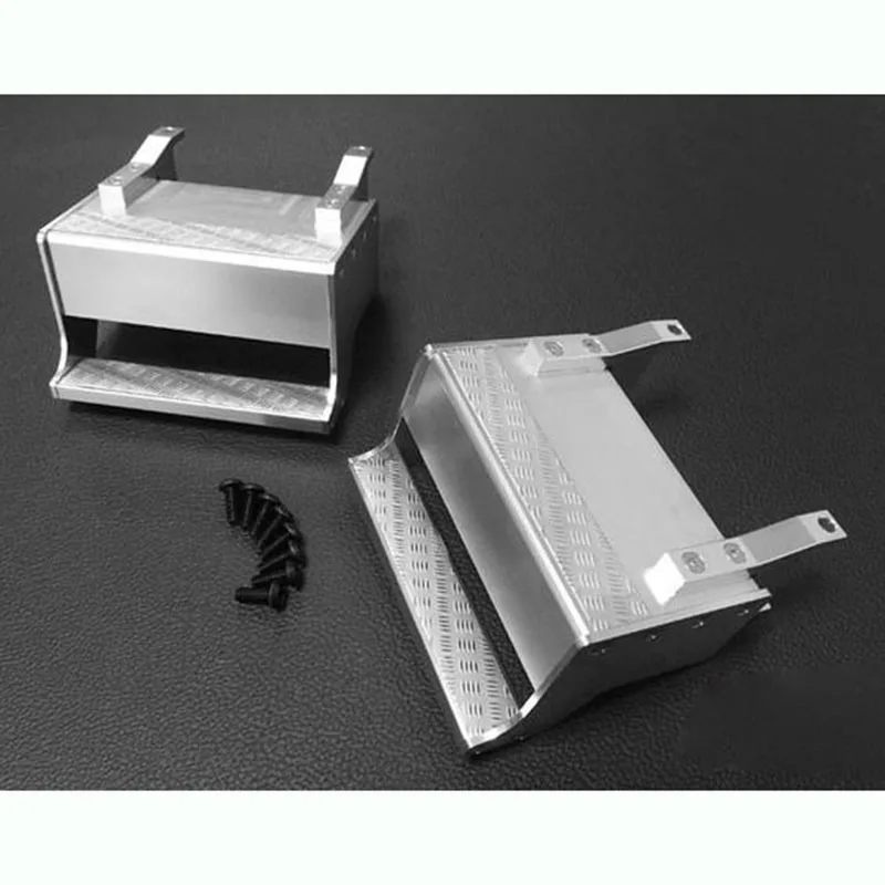 RC Truck 1 Pair Metal Simulation Toolbox Upgrade for 1/14 Tamiya RC Truck King Hauler 56301 56344 LESU Car