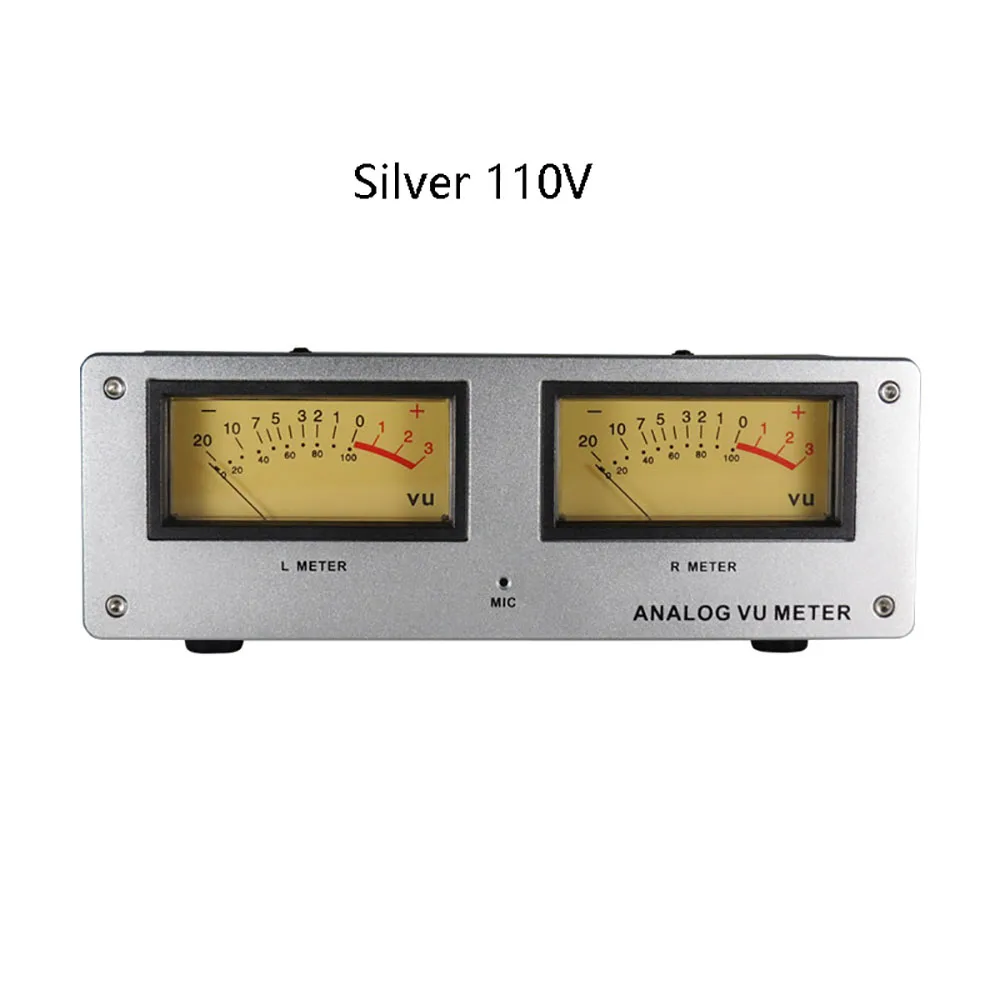 Aluminum Plate, Warm Backlight, Plug And Play - Mic-73 Voice Controlled Square Vacuum Gauge