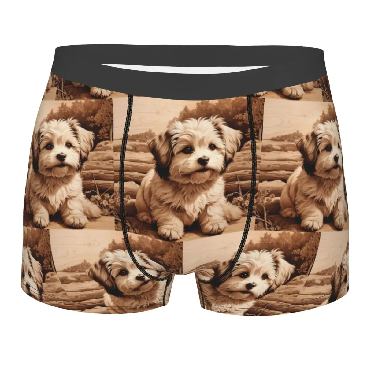 Boxer Underpants Shorts Havanese The Joyful Spirit Of Wood Panties Men Ventilate Underwear for Homme Man Boyfriend Gift