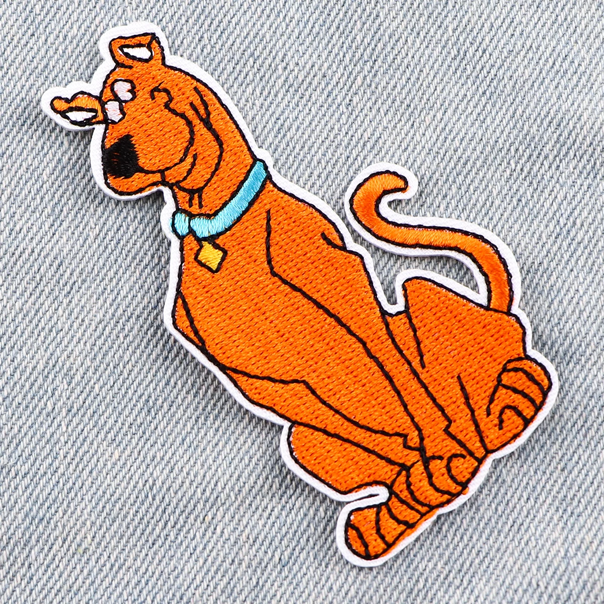 Animation Dog Patches For Clothing Thermoadhesive Patches On Clothes Applique Embroidery Badges Cute Animal Stickers For Women