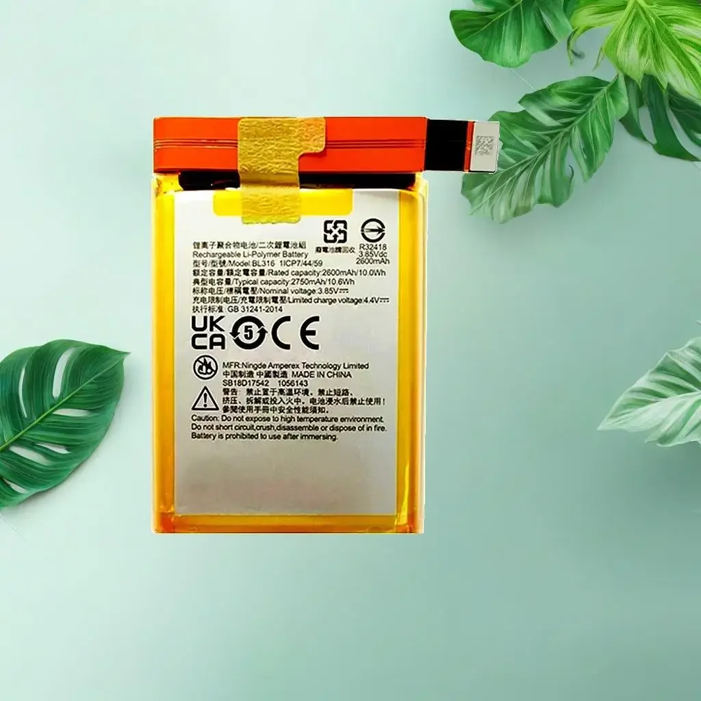 

Battery 2750Mah BL316 For Lenovo Saver 2 Pro L70081 High-Quality Fast-Charging