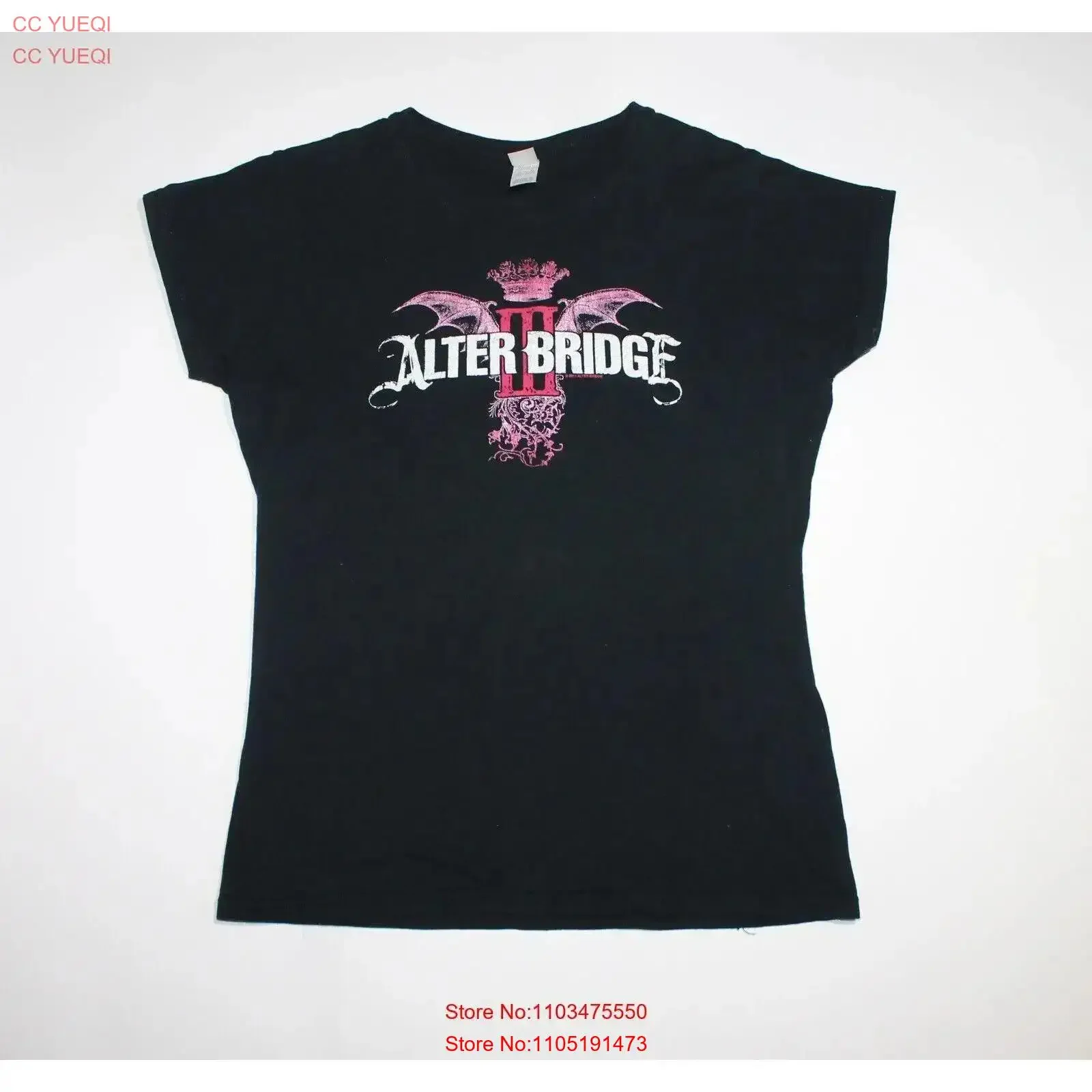 2014 Alter Bridge T Shirt Progressive Metal Post Grunge Band Women's Medium vintage Washed Slightly Casual Versatile homme