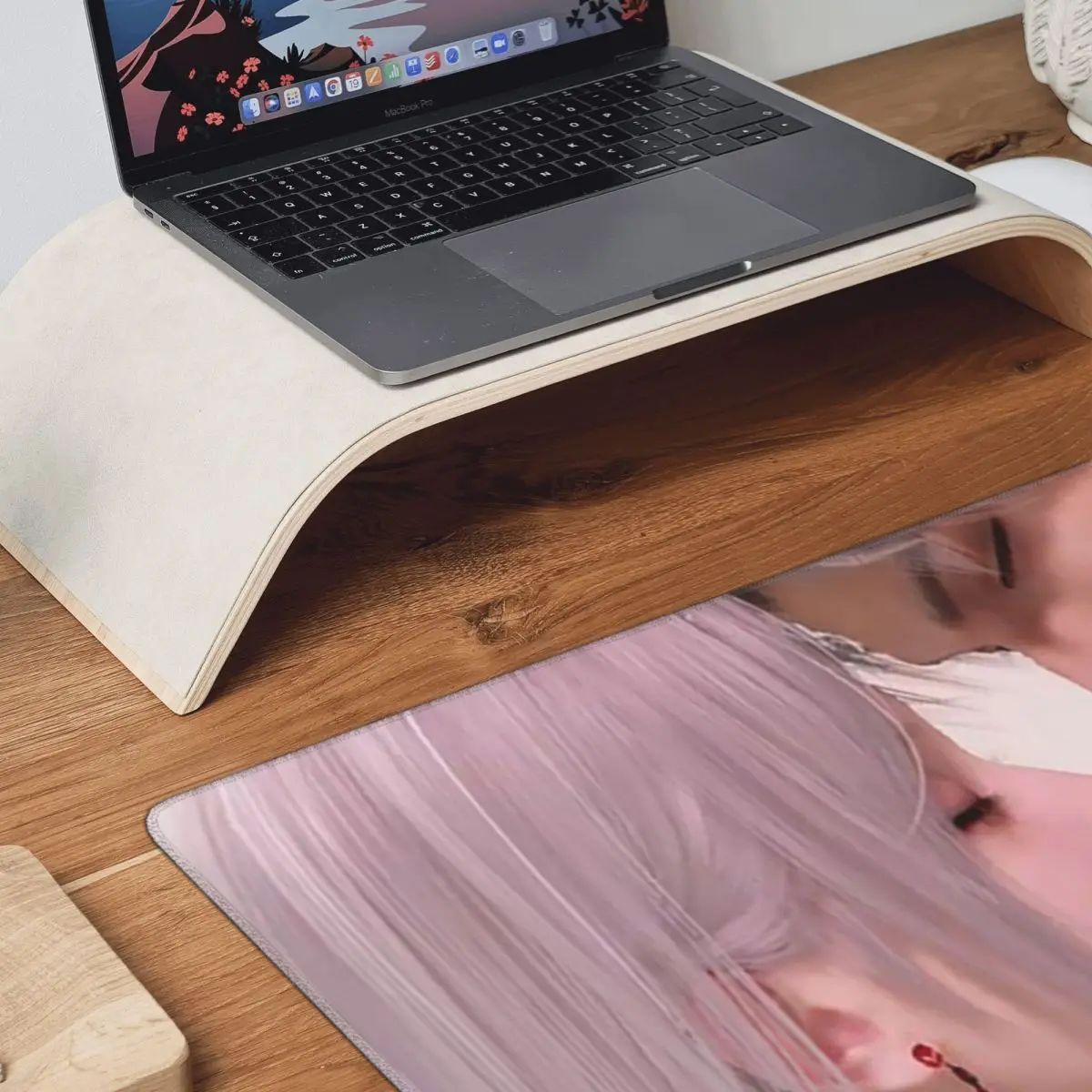 Love And Deepspace 3D Love Mobile Game Alas Mouse Besar Keyboard Komputer Alas Mouse Gaming Alas Meja Aksesori Kantor Alas Meja