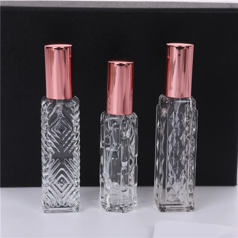

100pcs Clear Glass Empty Perfume Bottles Atomizer Spray Refillable Bottle Spray Scent Case with Travel