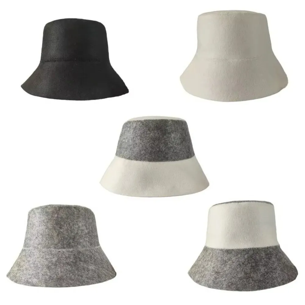 Felt Felt Sauna Cap Quickly Drying Head Protection Sauna Hat Sweat Absorbing Good Water Absorption Fisherman Hat