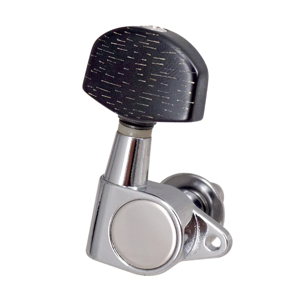 6 قطعة رؤوس آلة المقبض المغلقة المستقبلون 3L 3R سلسلة ضبط الوتد ارتداء مقاومة آلة الغيتار رؤساء المقابض للجيتار الصوتي