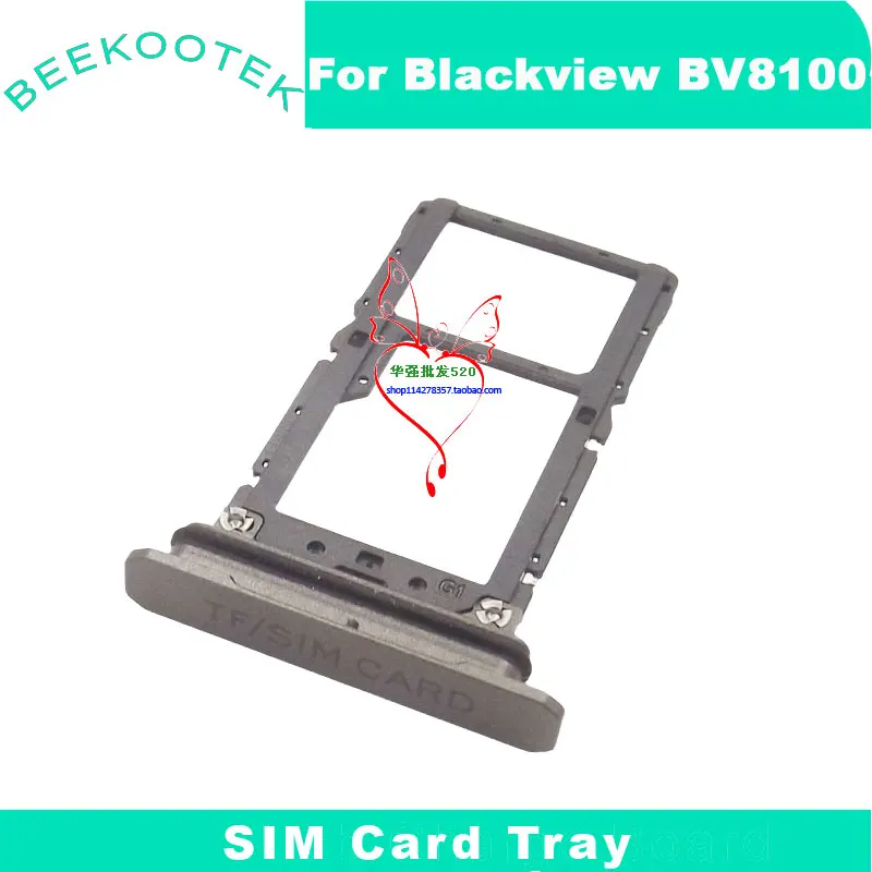 Original Blackview BV8100 SIM Card Tray Slot SIM Card Tray Holder  Card reader Adapter Accessories For Blackview BV8100 Phone