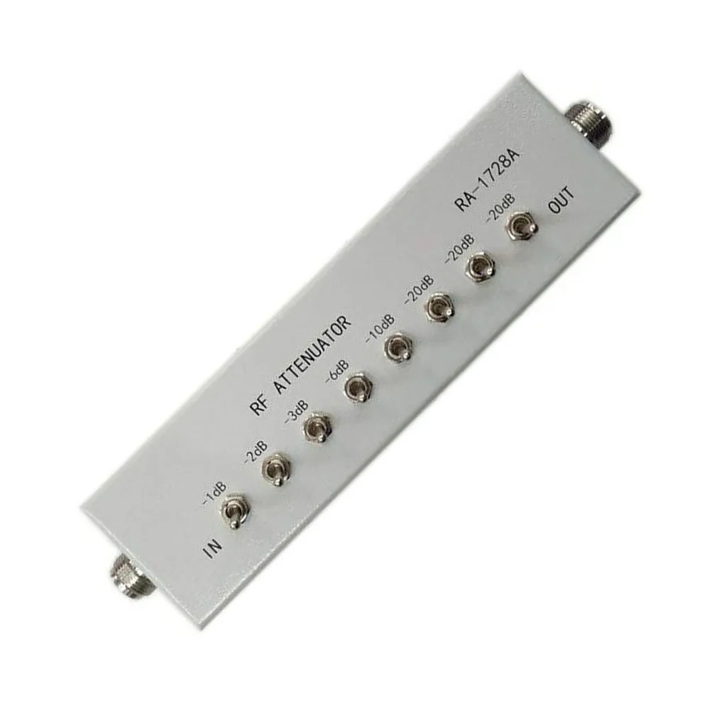 

High Frequency Attenuator 1/2/3/6/10/20dB/8 Sections 82DB 250MHZ 0 82DB Variable Step For Amateur Radio Transmitters