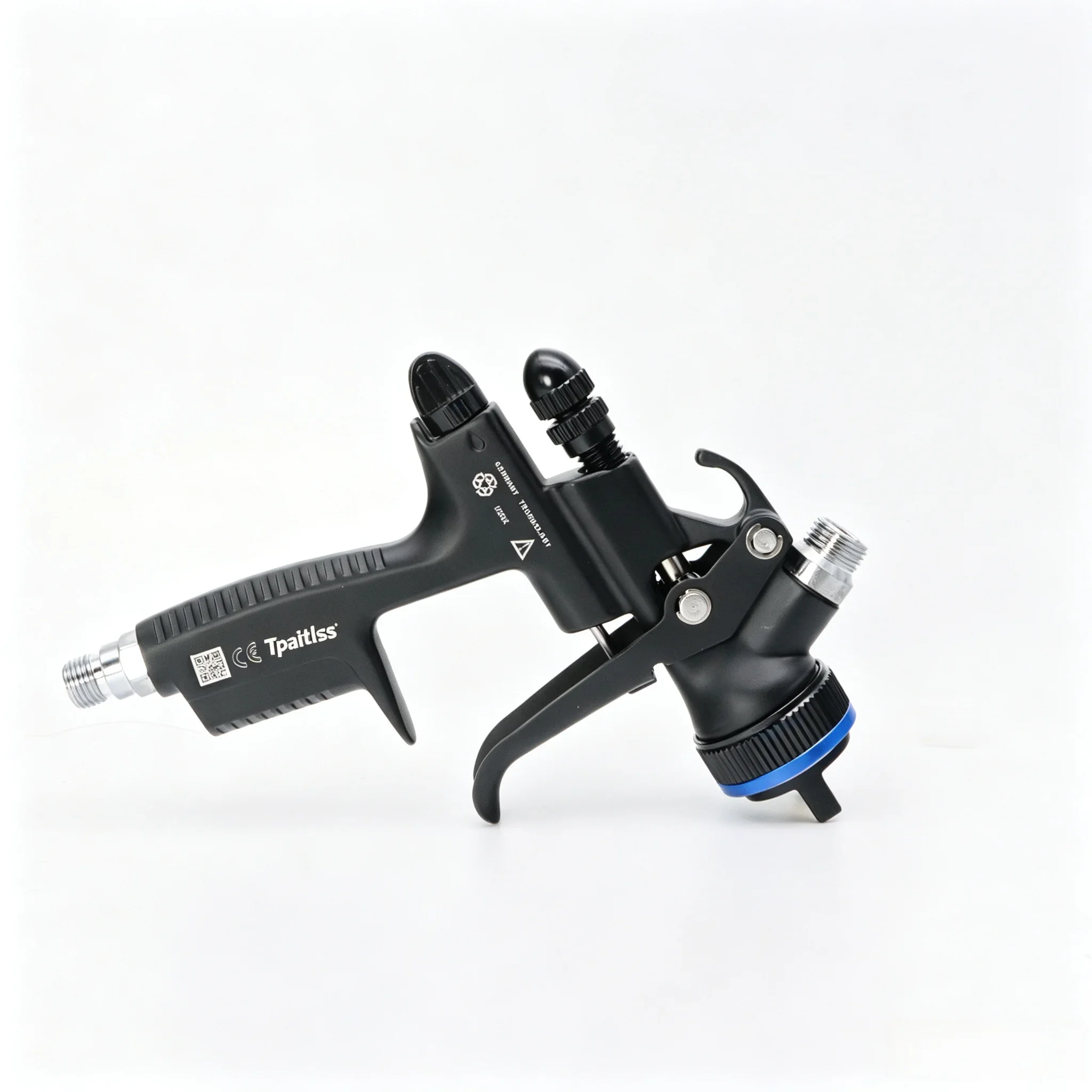 Tpaitlss Gravity Feed Paint Spray Gun 1.3 and 1.4MM Nozzle with 600CC Paint Mixing Cup 1000B HVLP Air Spray Gun Airbrush