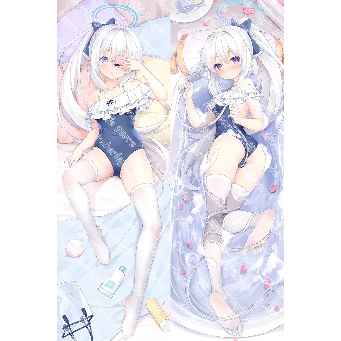 

Tsukiyuki Miyako Blue Archive Anime Otaku Body-size Pillows Double-sided Hugging Body Dakimakura Pillow Case Cartoon Cushions