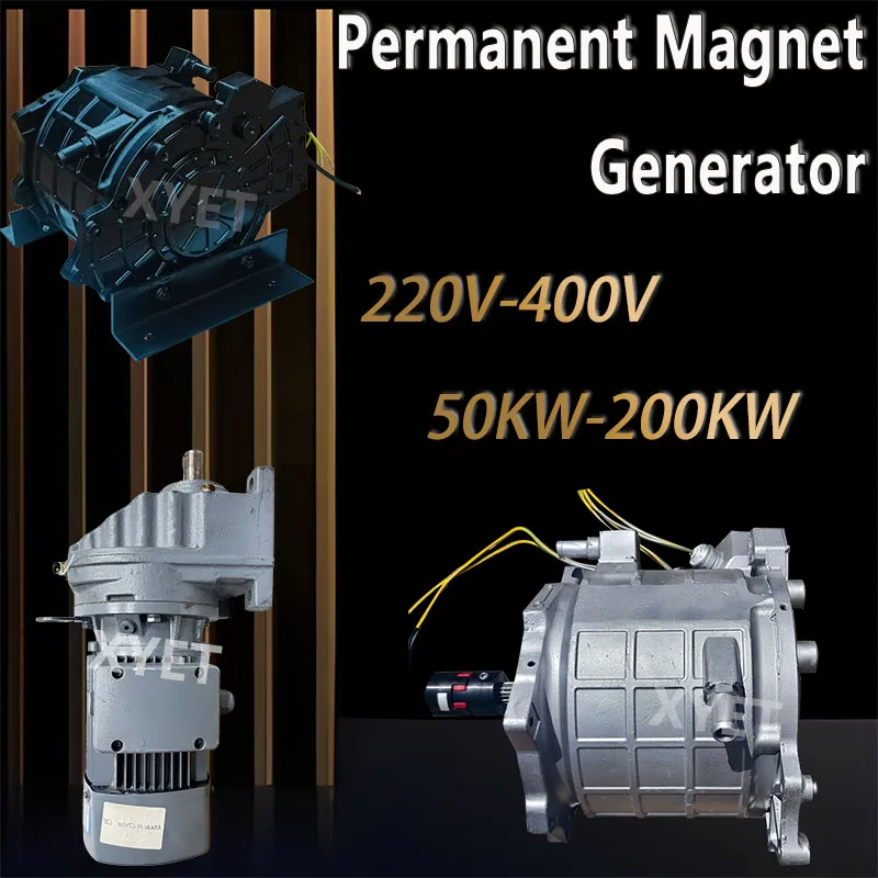 

High Power 50KW 80KW 100KW 200KW Condensation Magnetic Generator 220V 380V 400VFree Energy Water Cooling Alternator Quiet Dynamo