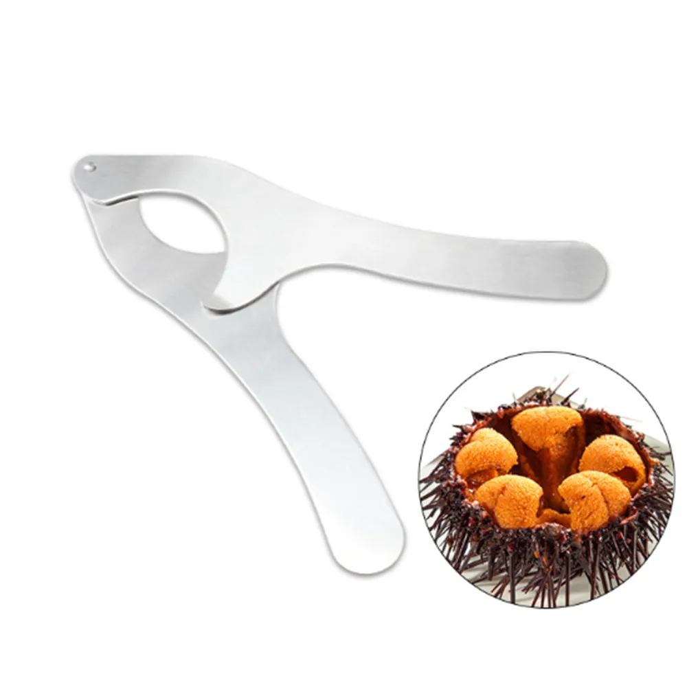 Stainless Steel Sea Urchin Scissor Durable Anti-deform Effort-saving Heavy Duty Sea Urchin Cutter for Home Kitchen Tools