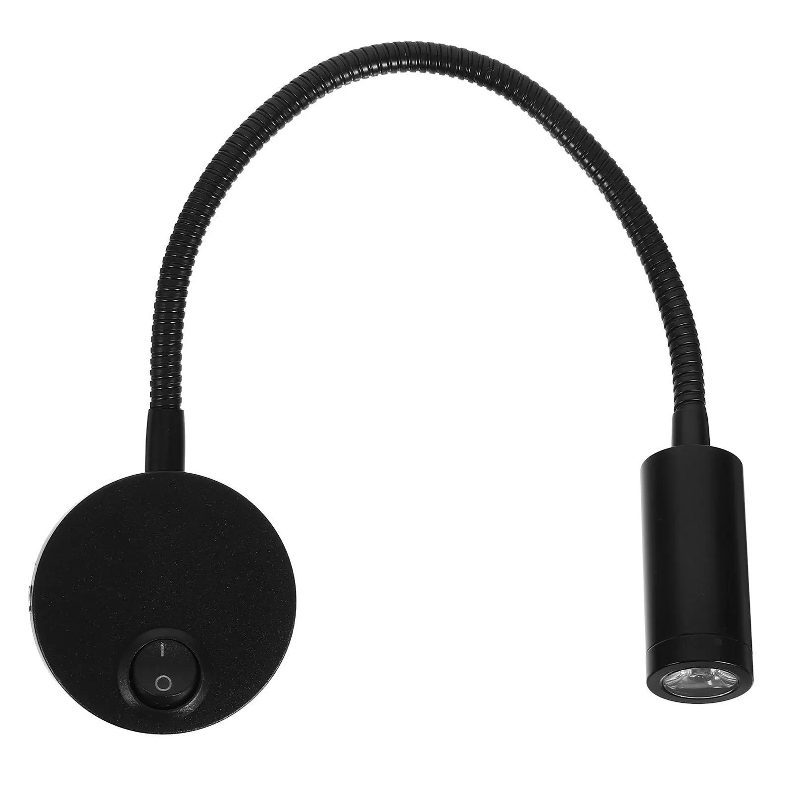 2 قطعة LED أباجورة 3 واط مرنة معقوفة الجدار الخفيفة مع غمد أسود اسطوانة ضوء لغرفة دراسة الممر ديكور