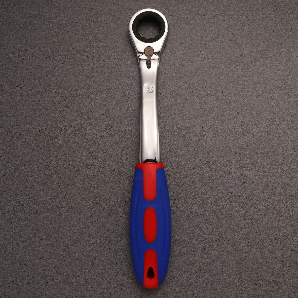 

18Mm Two Way Ratchet Wrench Tool Quick Release 18Mm Hard Durable Steel For Tight Spaces Professional Spanner Home Auto Repair