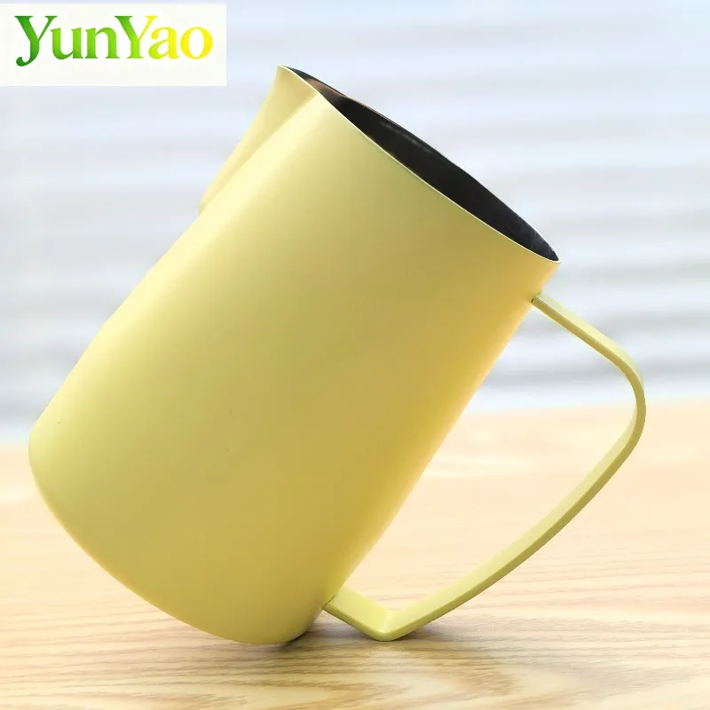 

Кувшин для вспенивания молока из нержавеющей стали, 450 мл, 500 мл, 600 мл для латте Art и кофе, профессиональный