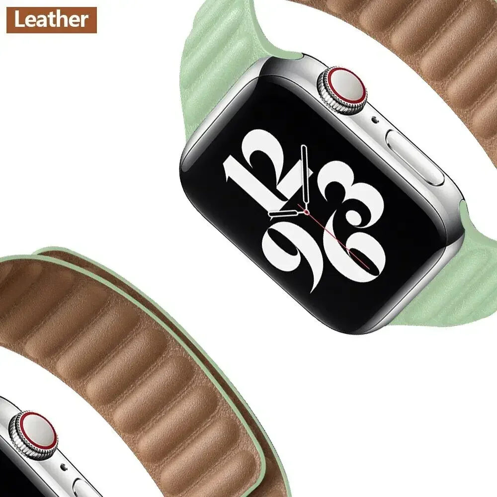 Magnetic For Apple Watch Ultra 49mm Band 41mm 45mm 40mm 44mm 38/42mm Silicone Link Bracelet iWatch Series 8 7 6 SE 5 4 3 Strap