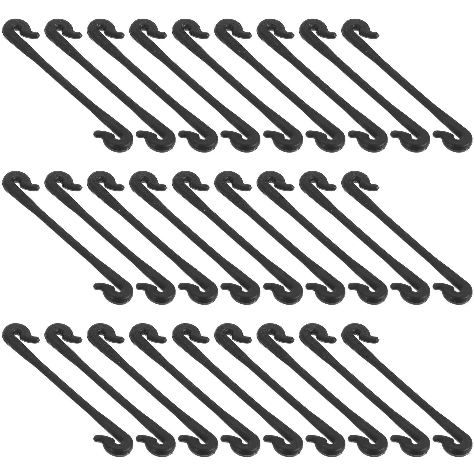 100 Clips de Plástico Resistentes para Soporte de Plantas, Suministros de Jardín para Entrenamiento de Enredaderas, Soporte para Ramas de Árboles Frutales, Vegetales, Uvas y Melones