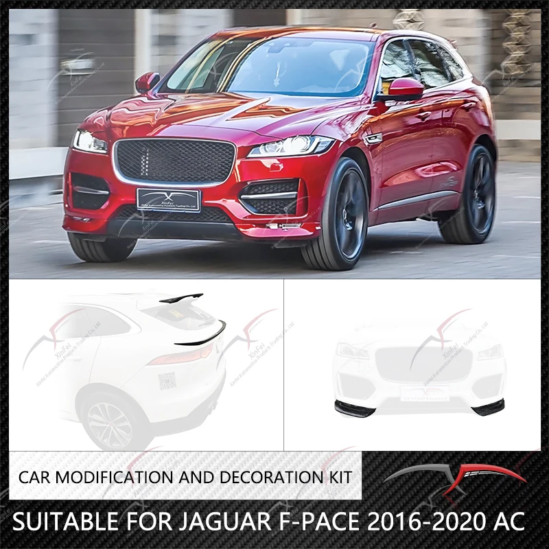 Suitable for Jaguar FPACE 2016-2020 AC model front corner guard and rear spoiler car exterior modification decoration