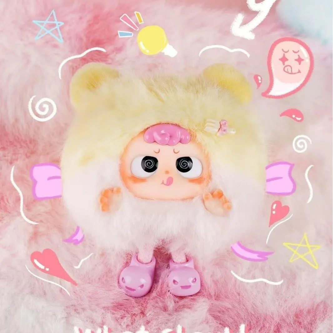 

Cute Ghost Theme Plush Blind Box Kawaii Mini Doll with Surprise Collectible Pendant Gift for Teens Girls