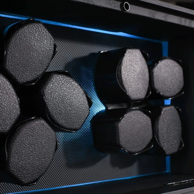 التلقائي ووتش المنظم اللفاف الساعات الكبيرة اللفاف الرجال السفر ساعة اليد لف آلة الدوار الساعات لف الجهاز