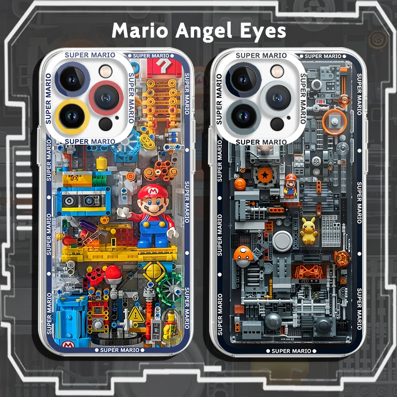 حافظة Super M-Marios Bros مضادة للصدمات لهاتف iPhone 17 Air 16 E 15 14 Plus 13 12 Mini 11 Pro Max غطاء ناعم من السيليكون #3