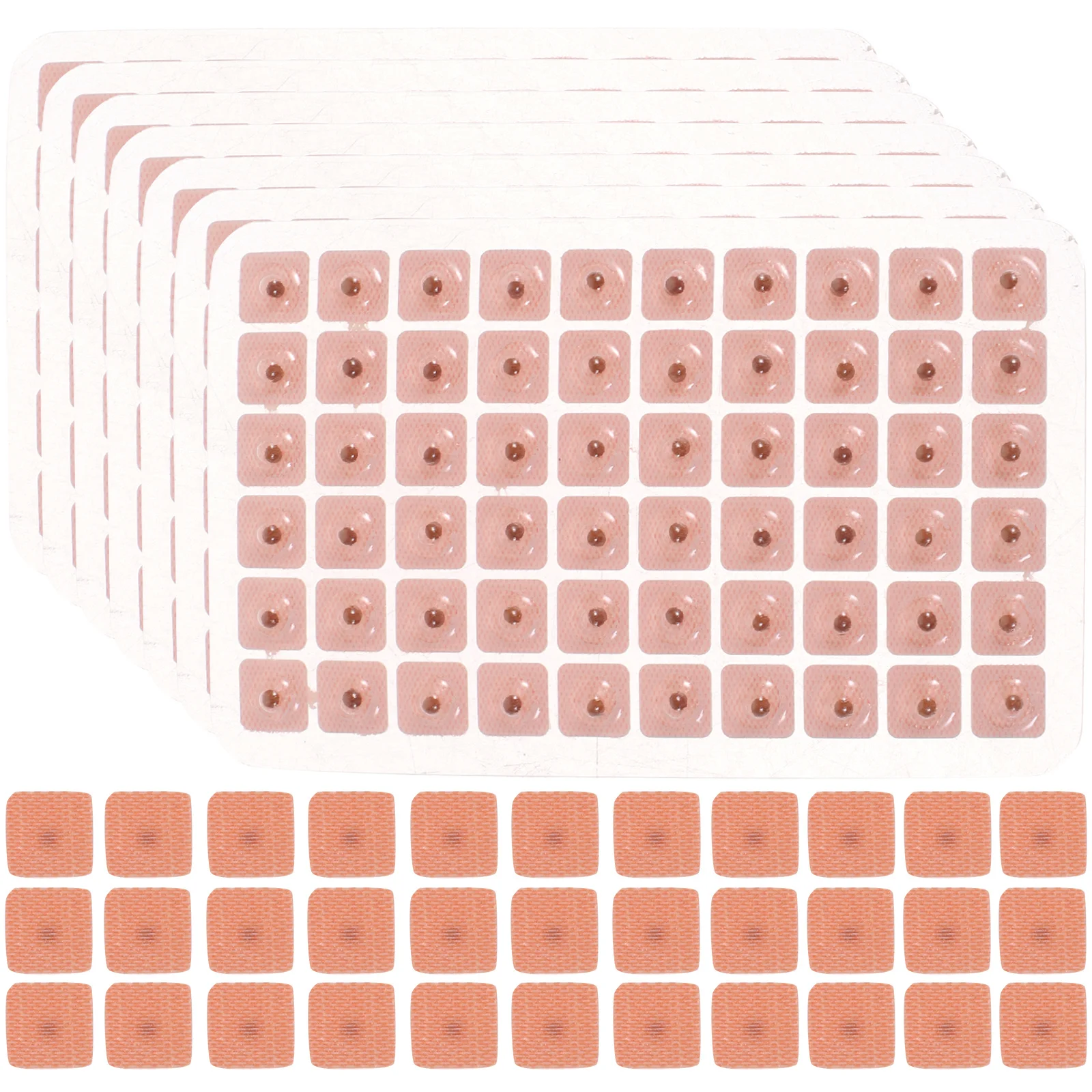 

600 Pcs Ear Massage Patches Acupoint Stickers Kit Pressure Tool Earring Support