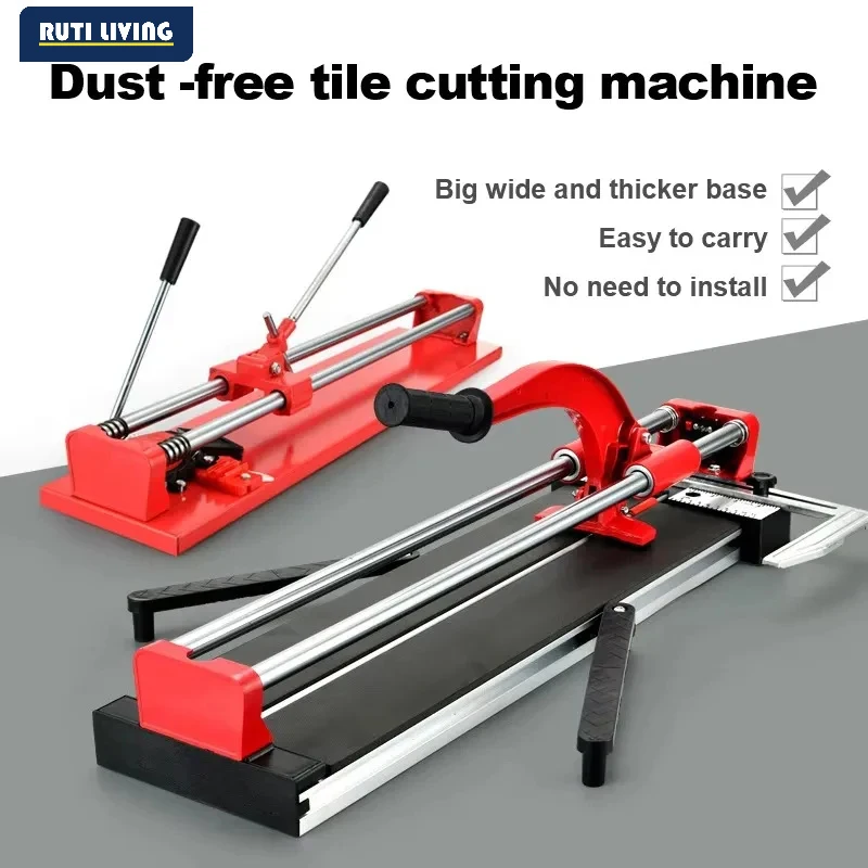 Manual Tile Cutter 08m 1m 1.2m Professional Laser Positioning Single Rails Ceramic Porcelain with Laser Guide and Bo
