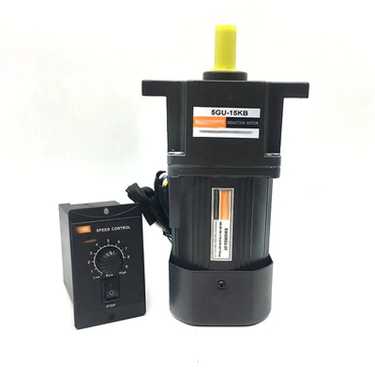 110/220/380V electric constant speed single-phase induction motor 120W micro AC gear motor with governor