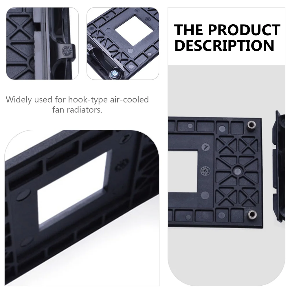 

3Pcs CPU Cooler Fan Bracket Plastic Retention Base Compatible B350 X370 Chipset Motherboard Mounting Bracket for Radiator