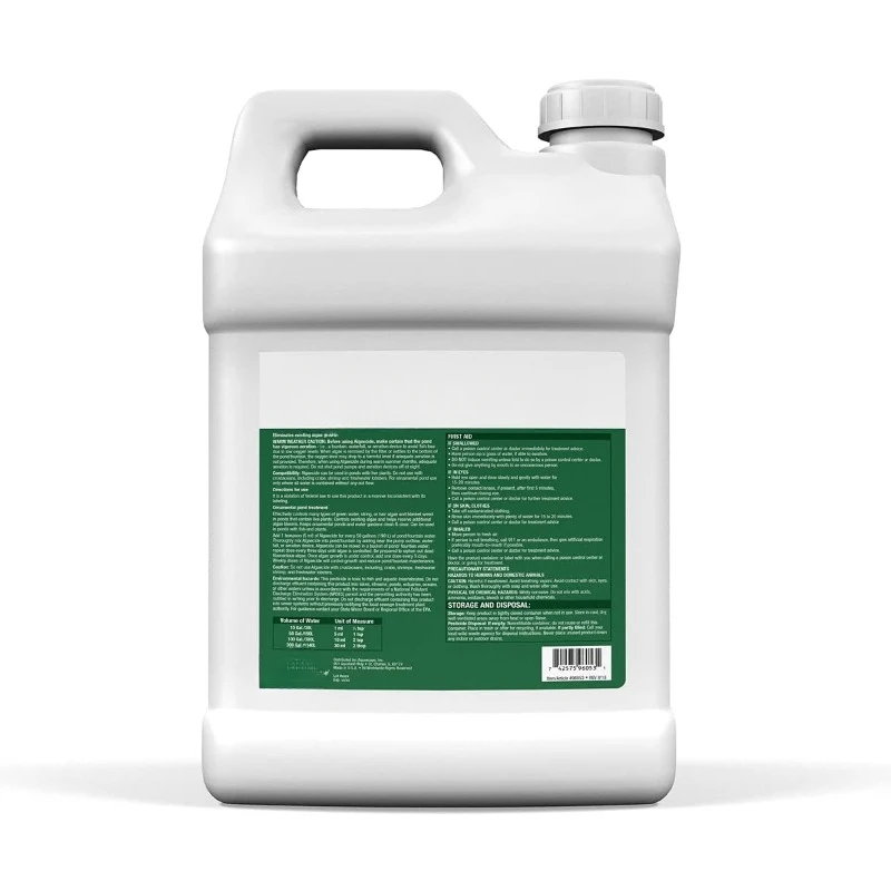 Algaecide Algae Water Treatment for Pond and Water Garden, 2.5 Gallon / 9.46 L 96053