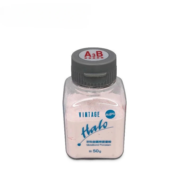 1PCS Dental SHOFUVINTAGE Halo Dentin 50g/bottle Dental Enamel Transparent Porcelain Metal Powder T-Glass/Opal59