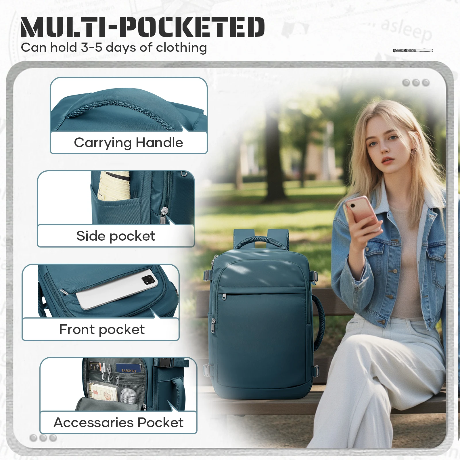 Thumbnail 3 - #4 Trending Cabin Luggage Backpack Right Now