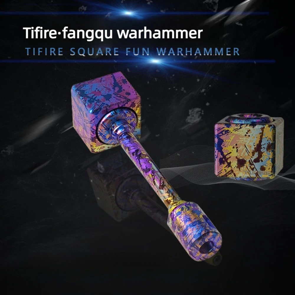 

Tifire EDC Fun Titanium Alloy Ink-Splatter Composite Fingertip Spinner Decompression Toy