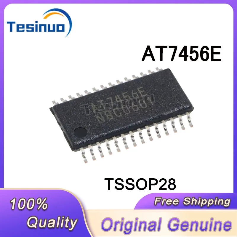 1-5/قطعة جديد الأصلي AT7456E AT7456 TSSOP28 OSD حرف تراكب رقاقة في الأوراق المالية