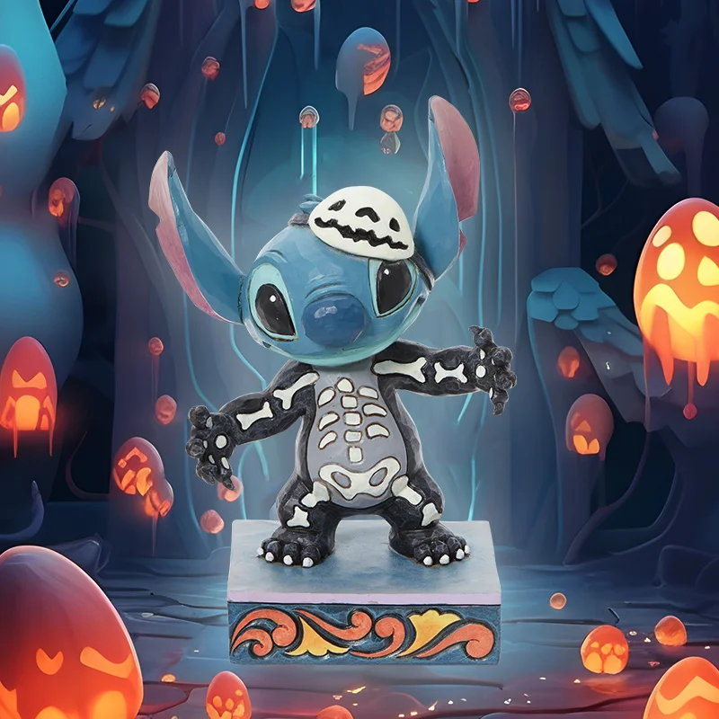 

Luminous Skull Sewing Mummy Fashion Toy Halloween Atmosphere Decoration Interstellar Treasure Action Doll Series Model Gift