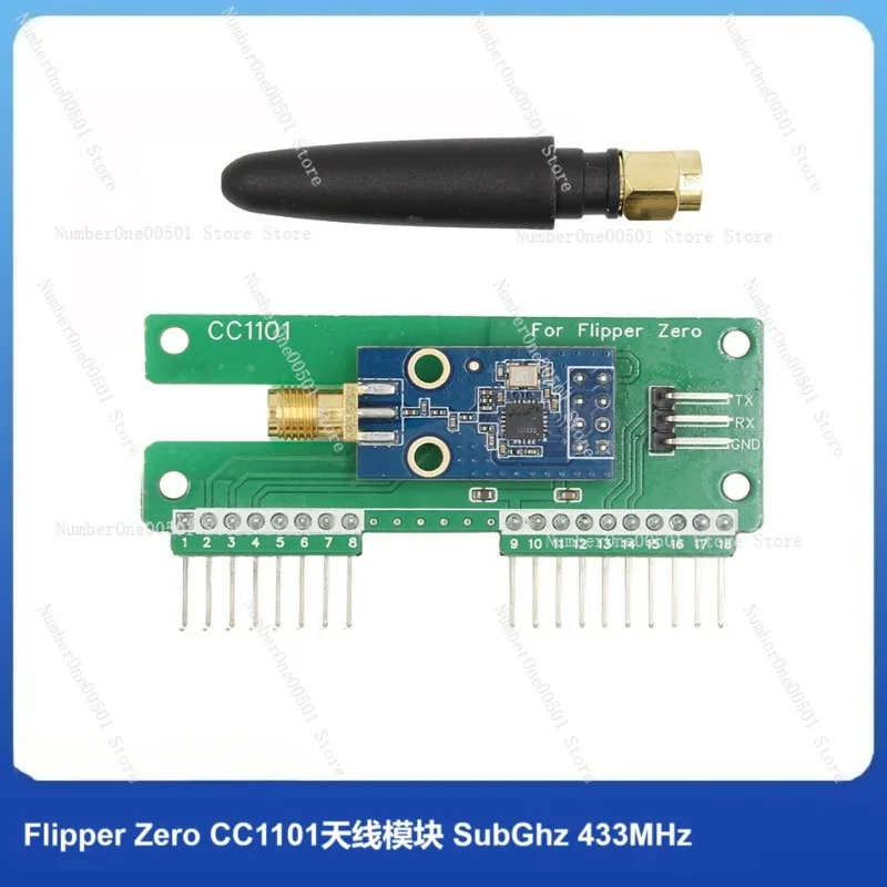 Applicable to Flipper Zero CC1101 module subGHz module 433MHz