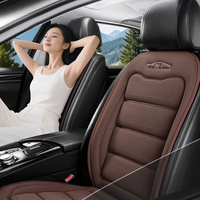 1 قطعة تنفس شبكة النسيج وسادة مقعد السيارة لسيارات Bmw X5 E87 E87 X1 F48 X2 X3 X4 X6 X7 M3 M4 M5 اكسسوارات السيارات